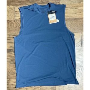 Under Armor Wander Sleeveless Athletic Shirt Shady Blue Size M